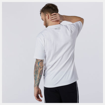 White NB Athletics Evans Science Tee | New Balance Clothing