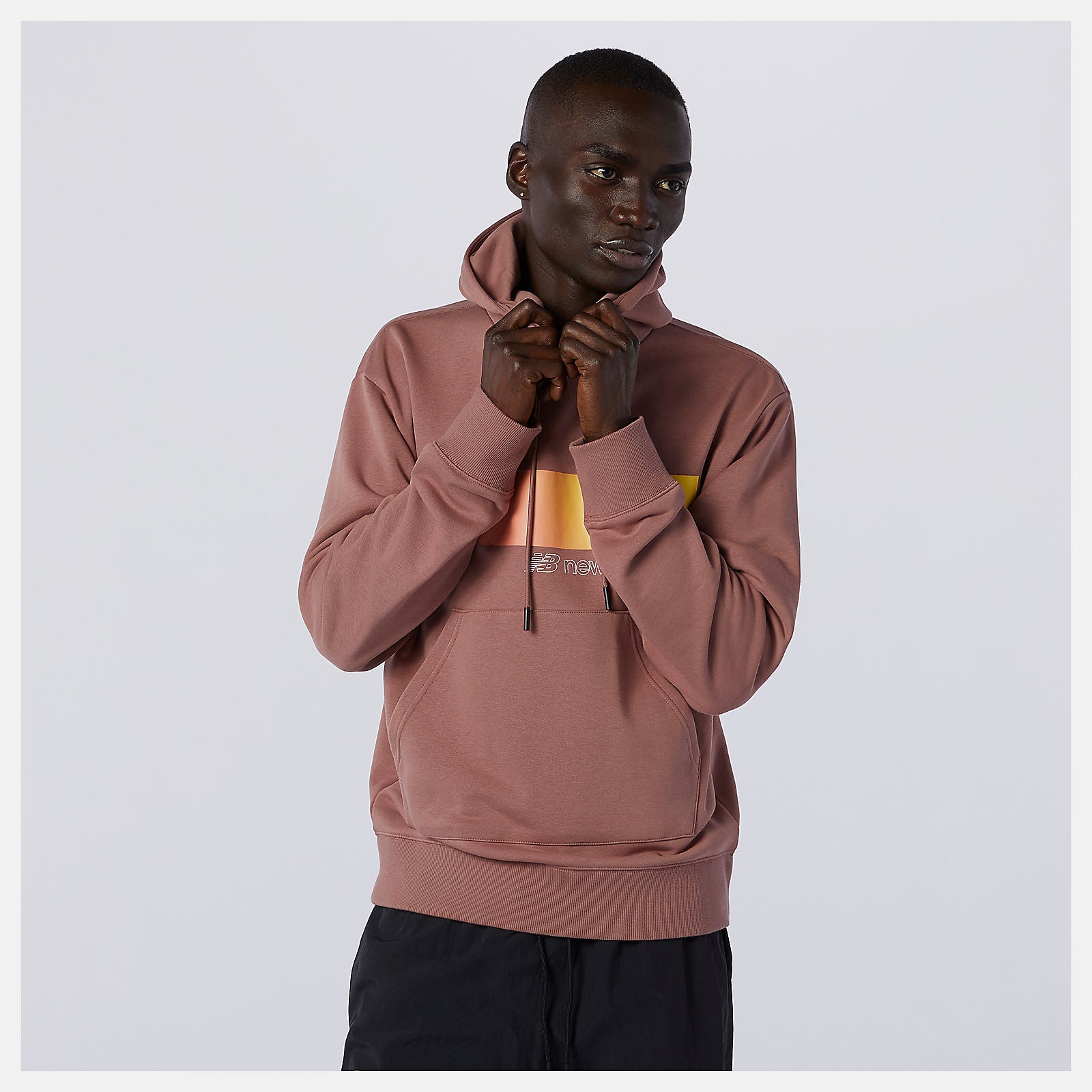 Red NB Sport Style Optiks Hoodie | New Balance Clothing