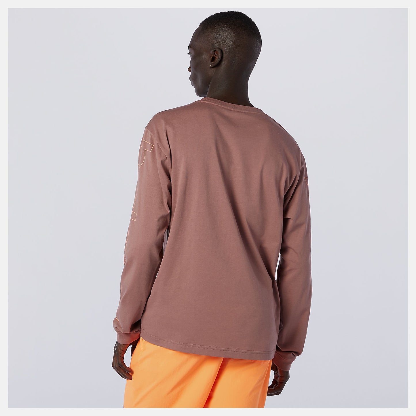 Red NB Sport Style Optiks Longsleeve Tee | New Balance Clothing