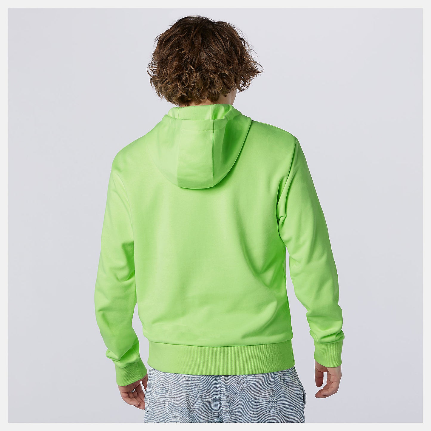 Bleached Lime Glo NB Athletics Psy Varsity Hoodie | New Balance Clothing