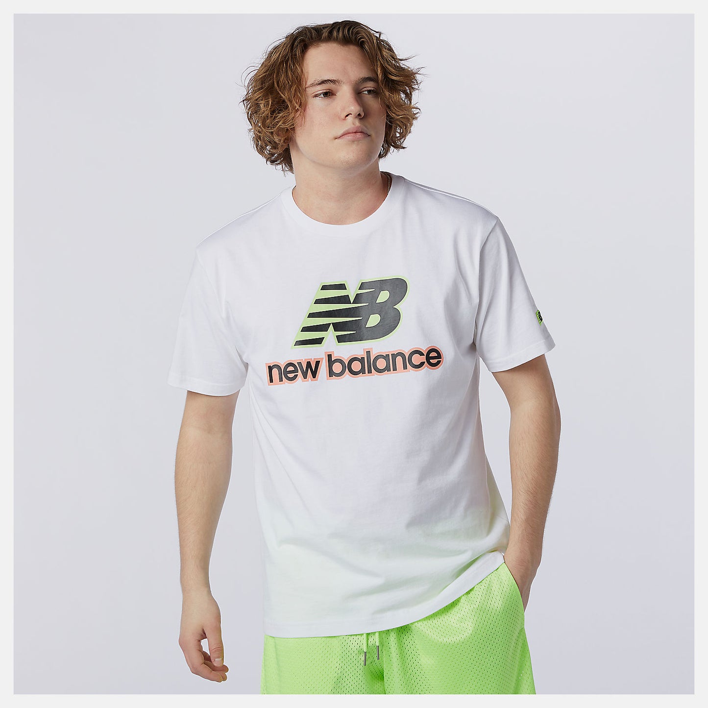 White NB Athletics Psych Varsity Tee | New Balance Clothing