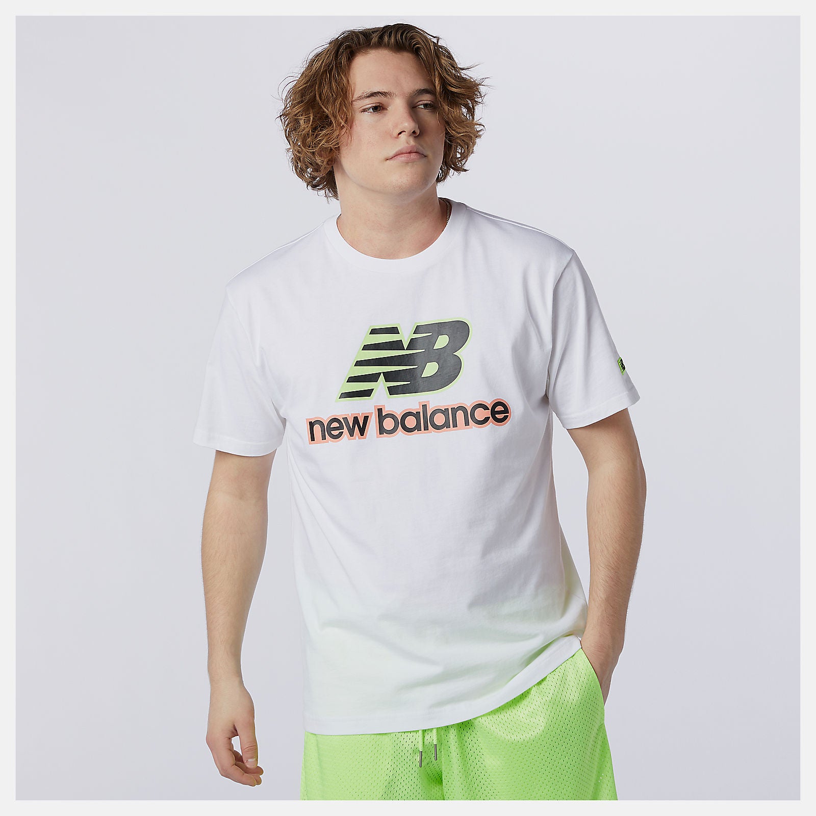 White NB Athletics Psych Varsity Tee | New Balance Clothing