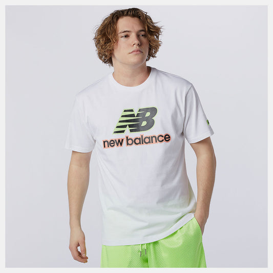 White NB Athletics Psych Varsity Tee | New Balance Clothing