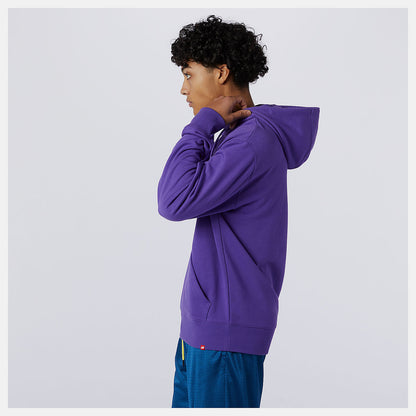 Prism Purple NB Essentials Embroidered Hoodie | New Balance Clothing