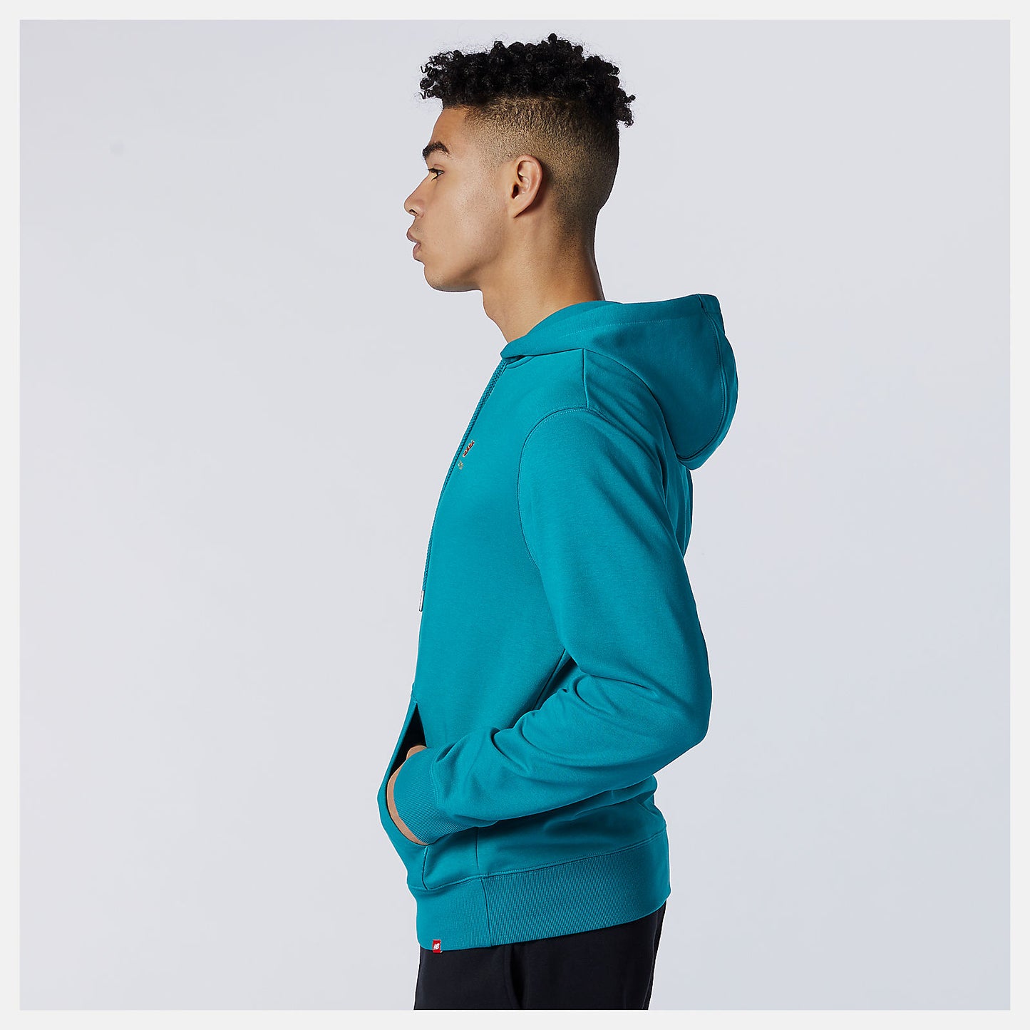 Team Teal NB Essentials Embroidered Hoodie | New Balance Clothing