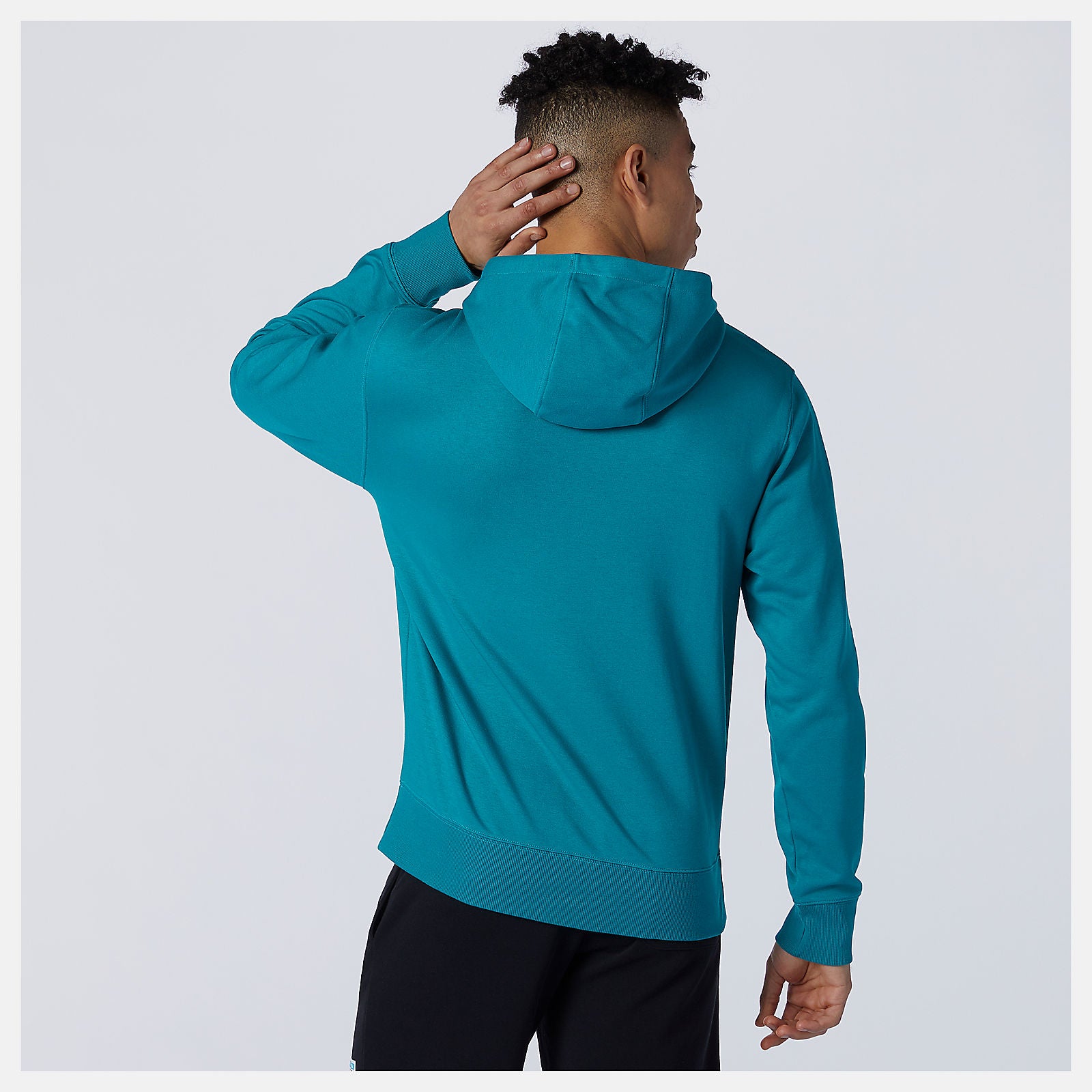 Team Teal NB Essentials Embroidered Hoodie | New Balance Clothing