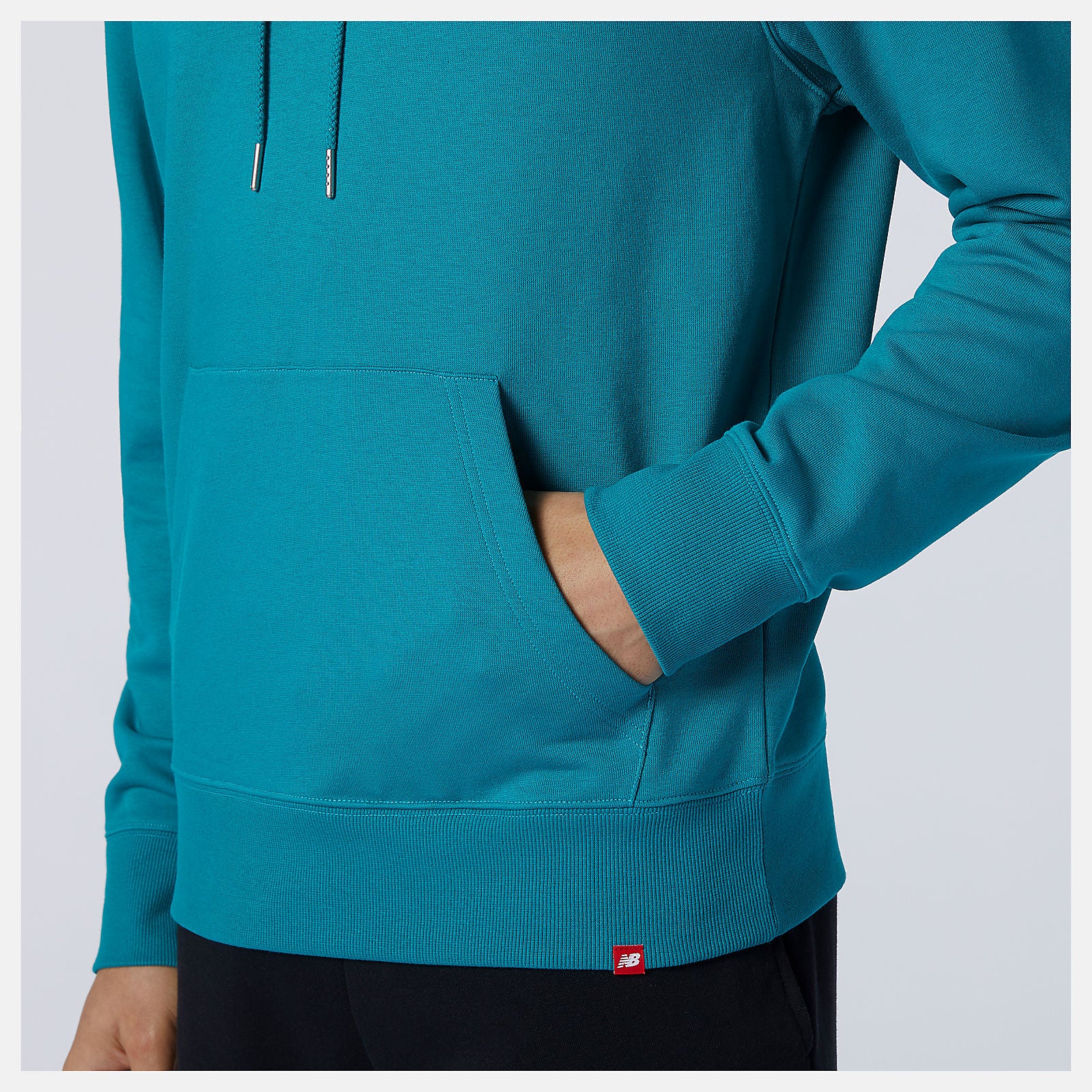 Team Teal NB Essentials Embroidered Hoodie | New Balance Clothing