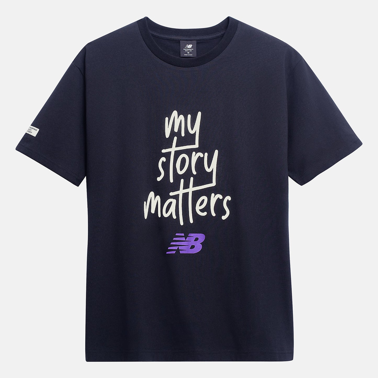 Black My Story Matters Tee | New Balance Clothing