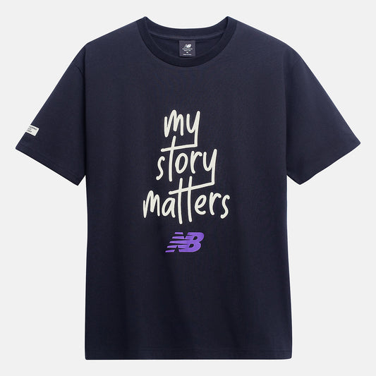 Black My Story Matters Tee | New Balance Clothing