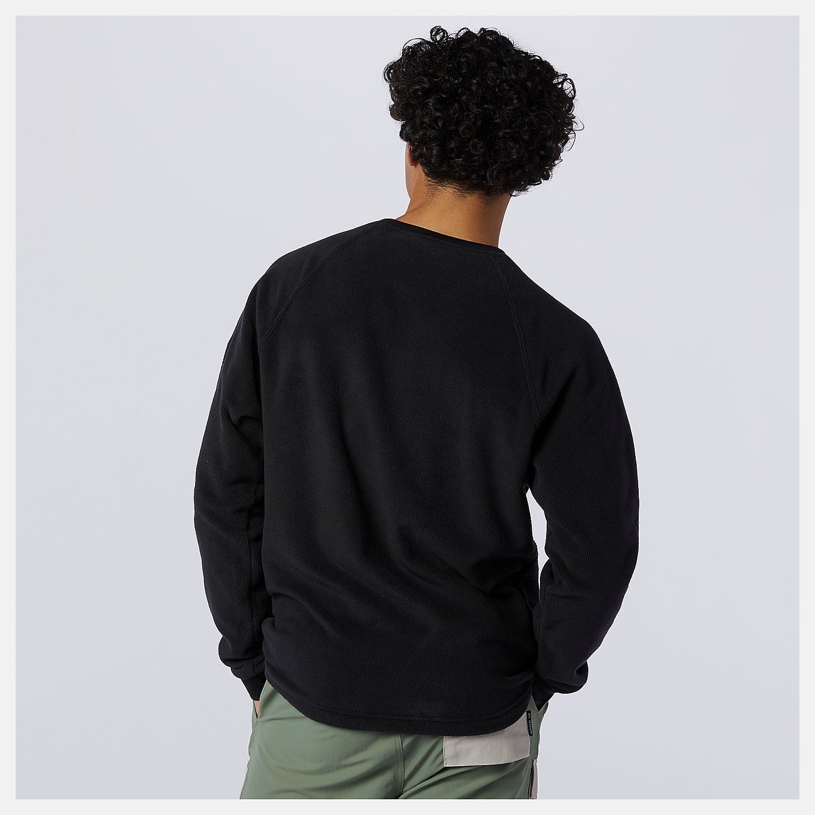 Black NB All Terrain Pocket Crew | New Balance Clothing