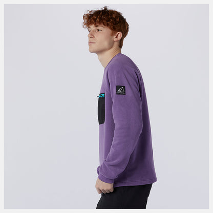 Sour Grape NB All Terrain Pocket Crew | New Balance Clothing