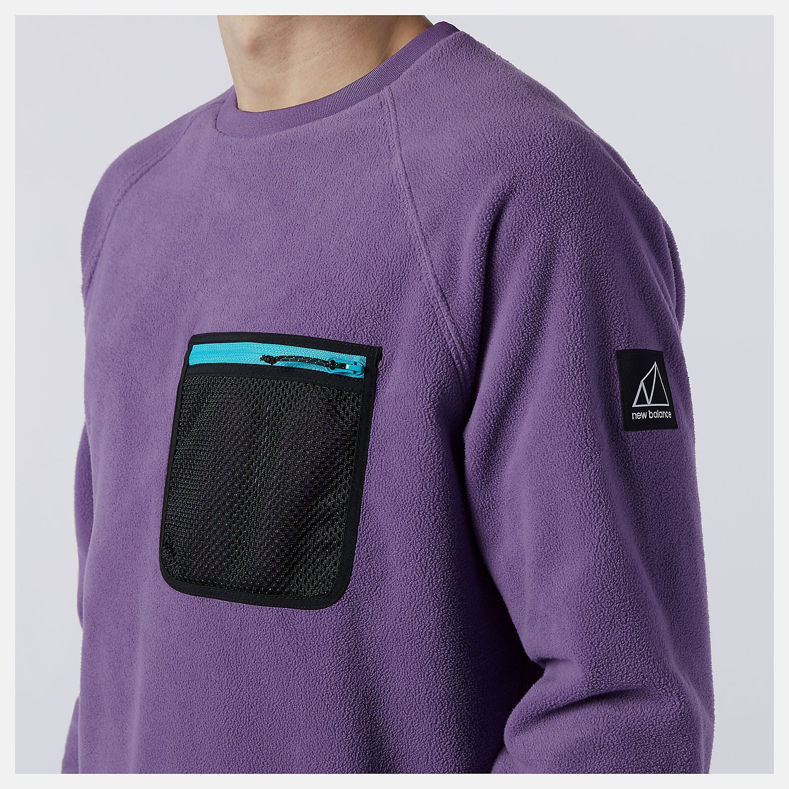 Sour Grape NB All Terrain Pocket Crew | New Balance Clothing