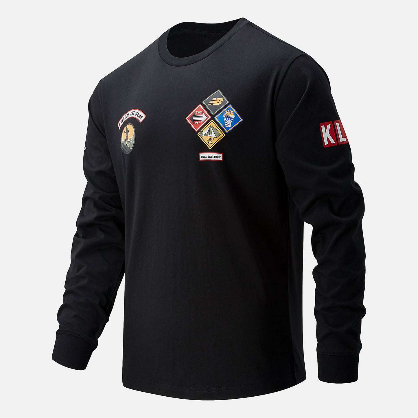 Black KL2 Nature of the Game Long Sleeve Graphic | New Balance Clothing