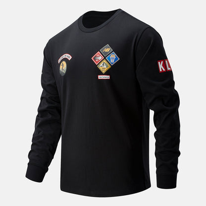 Black KL2 Nature of the Game Long Sleeve Graphic | New Balance Clothing