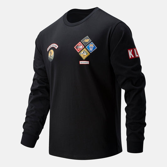 Black KL2 Nature of the Game Long Sleeve Graphic | New Balance Clothing