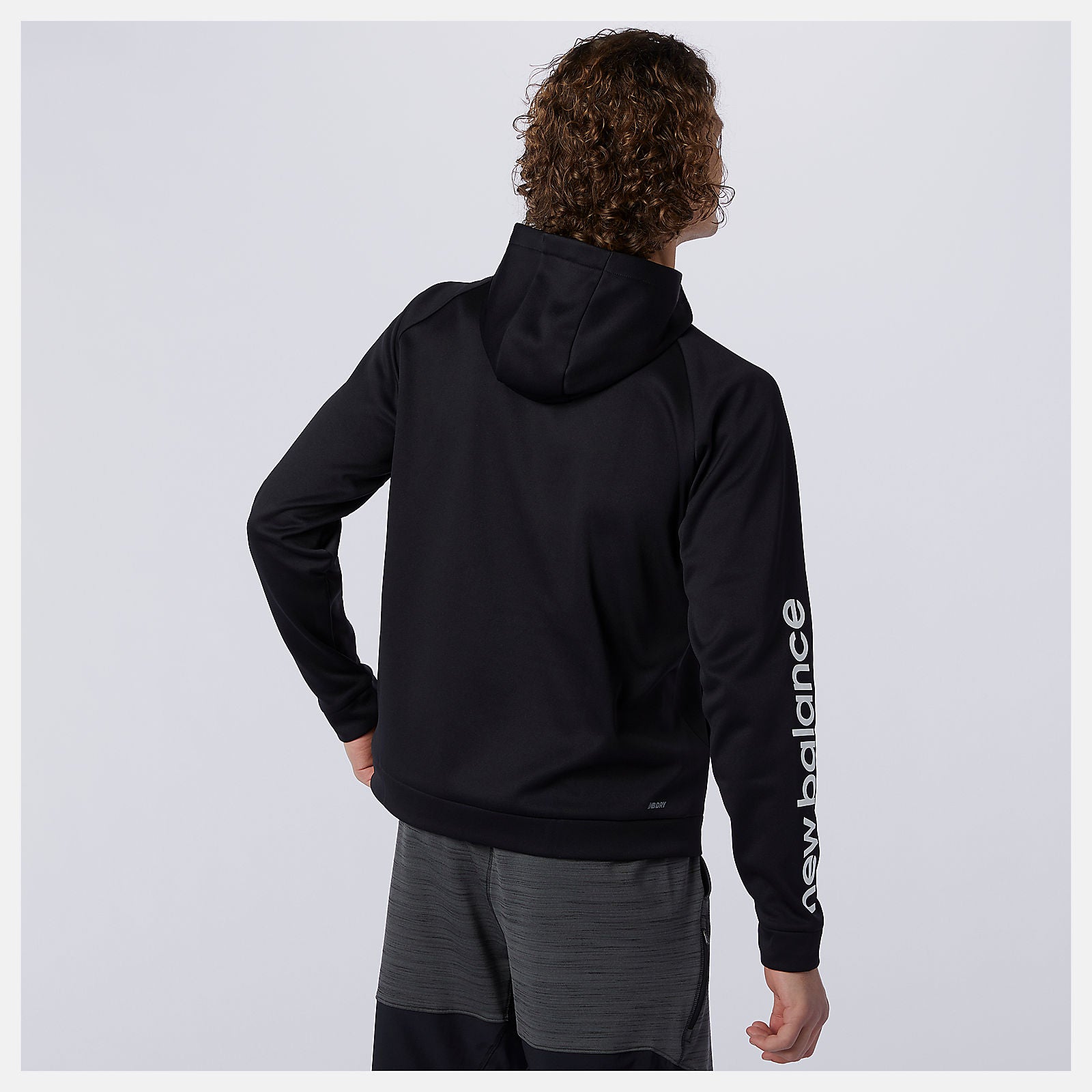 Black Tenacity Performance Fleece Pullover Hoodie | New Balance Clothing