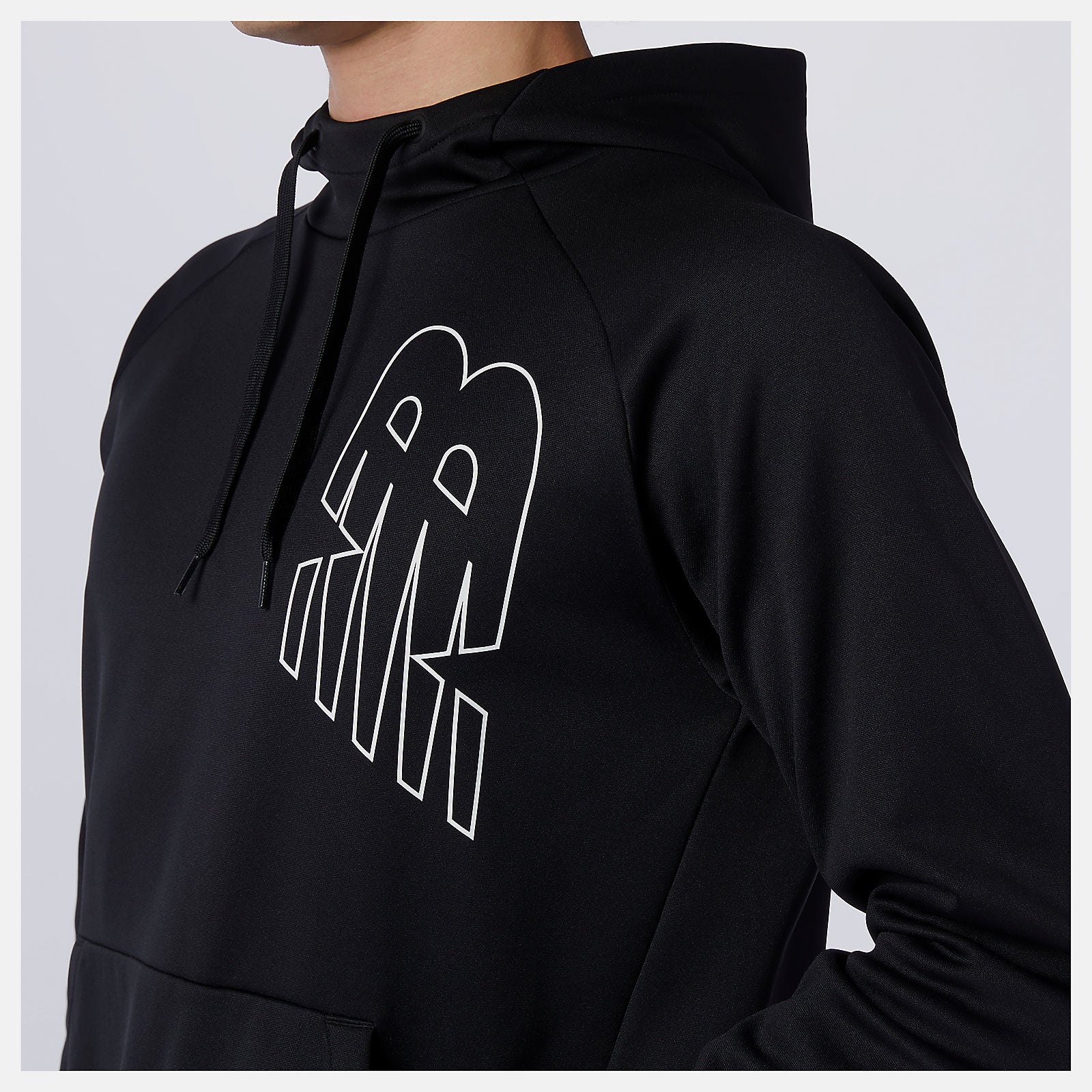 Black Tenacity Performance Fleece Pullover Hoodie | New Balance Clothing