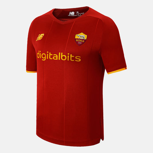 Red AS Roma Home SS Jersey | New Balance Clothing