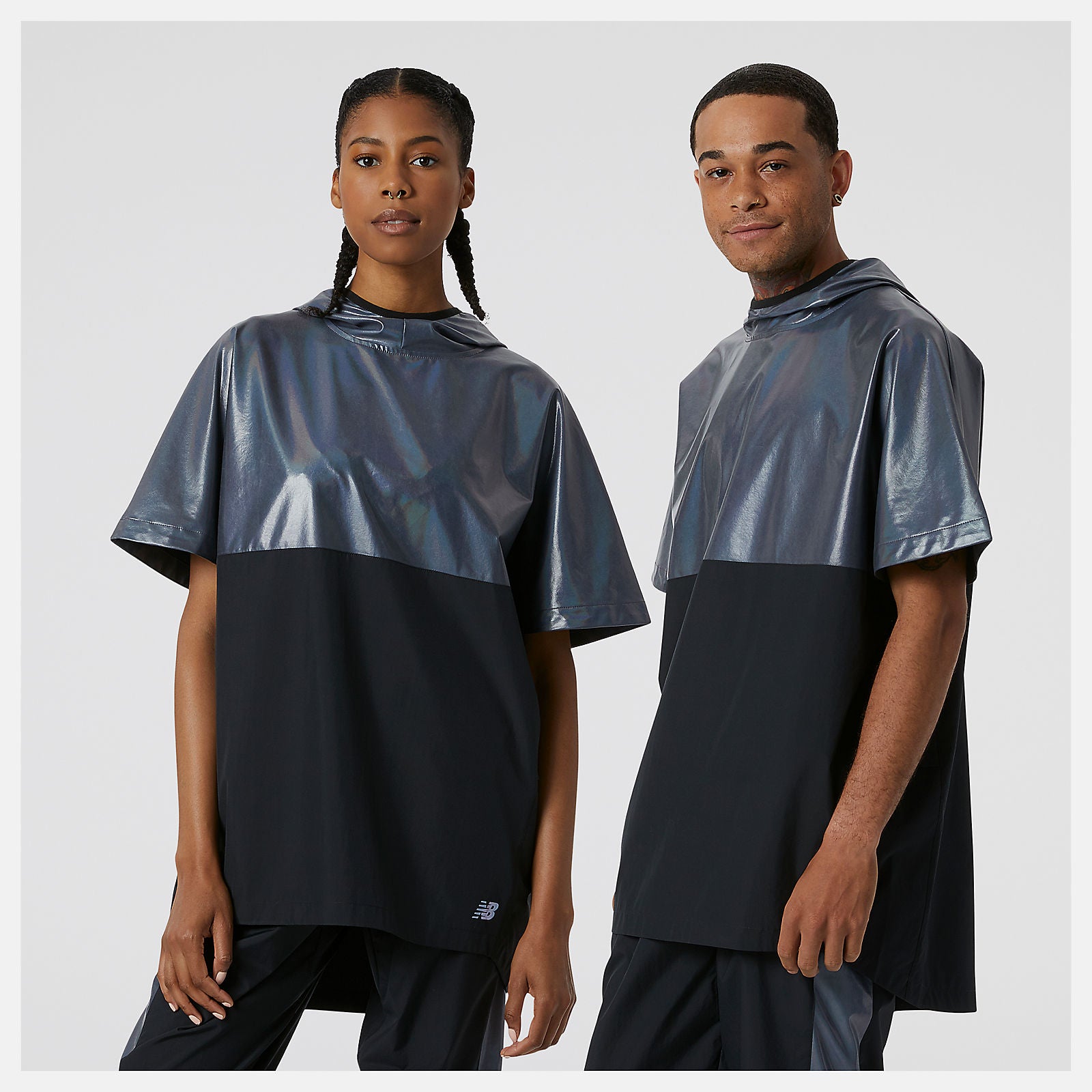 Black Syd Warm Up Poncho | New Balance Clothing
