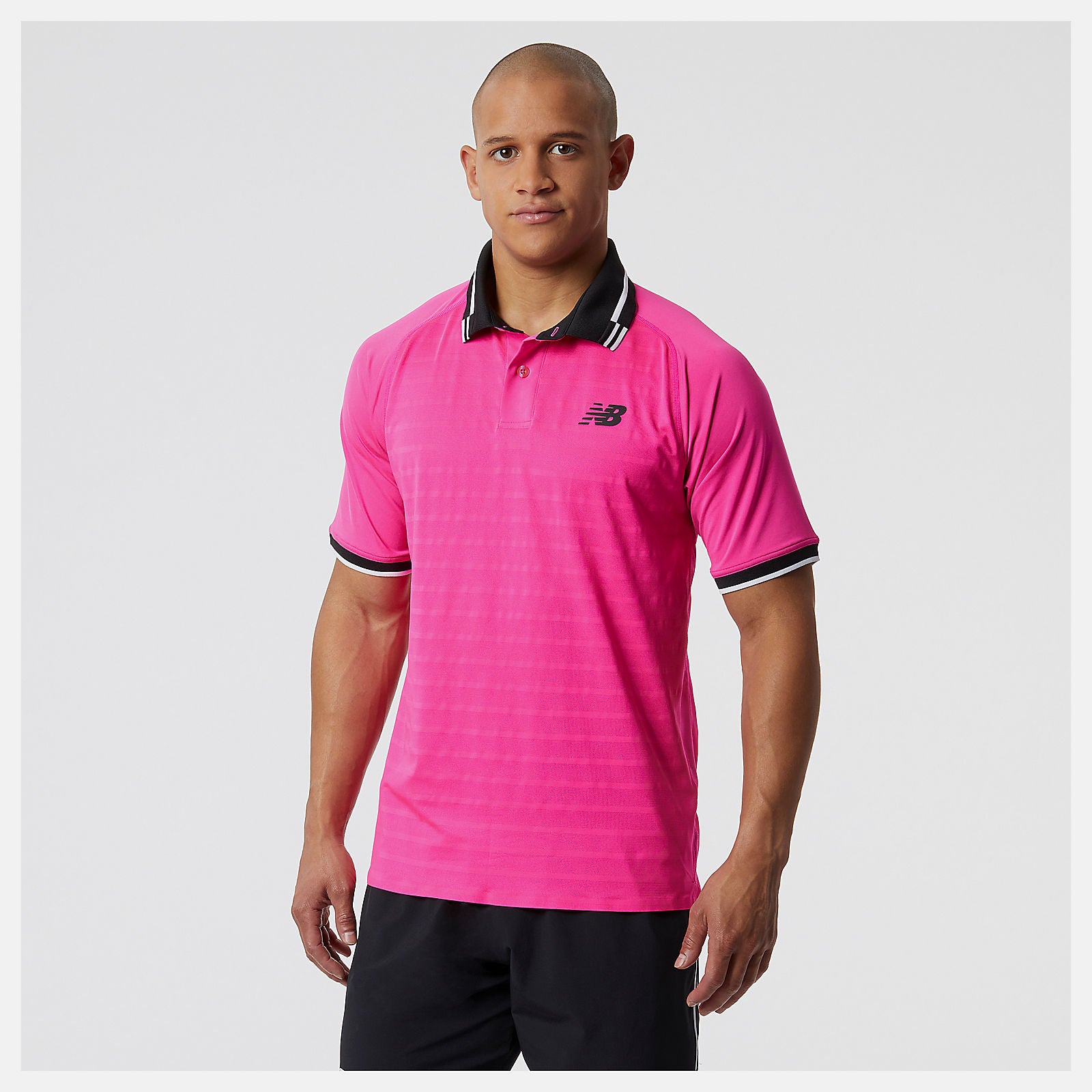 Pink Glo Tournament Polo | New Balance Clothing