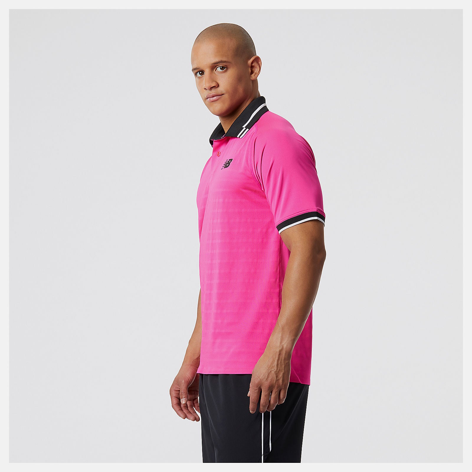 Pink Glo Tournament Polo | New Balance Clothing