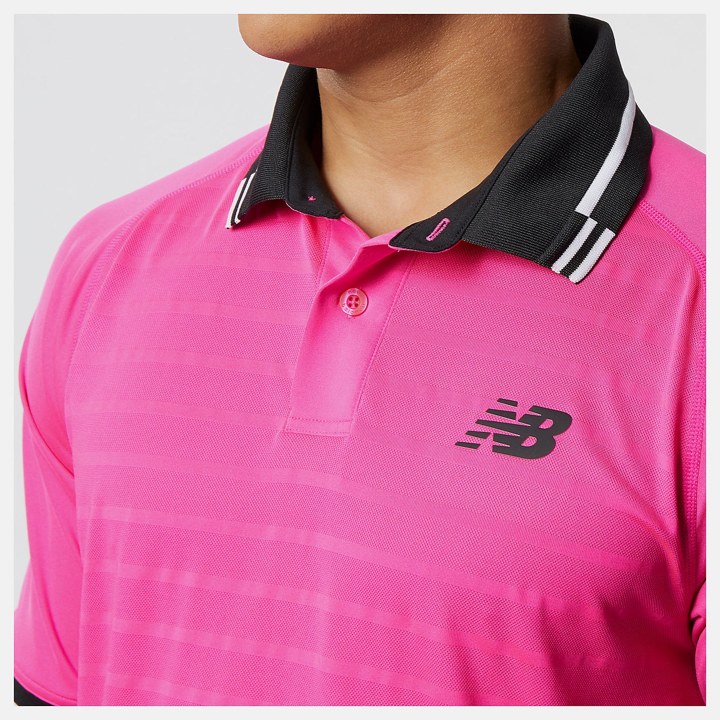 Pink Glo Tournament Polo | New Balance Clothing