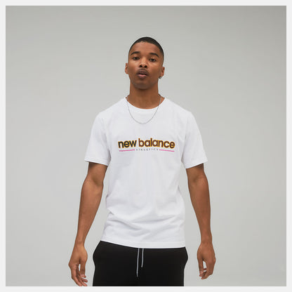 White NB Athletics Higher Learning Tee | New Balance Clothing
