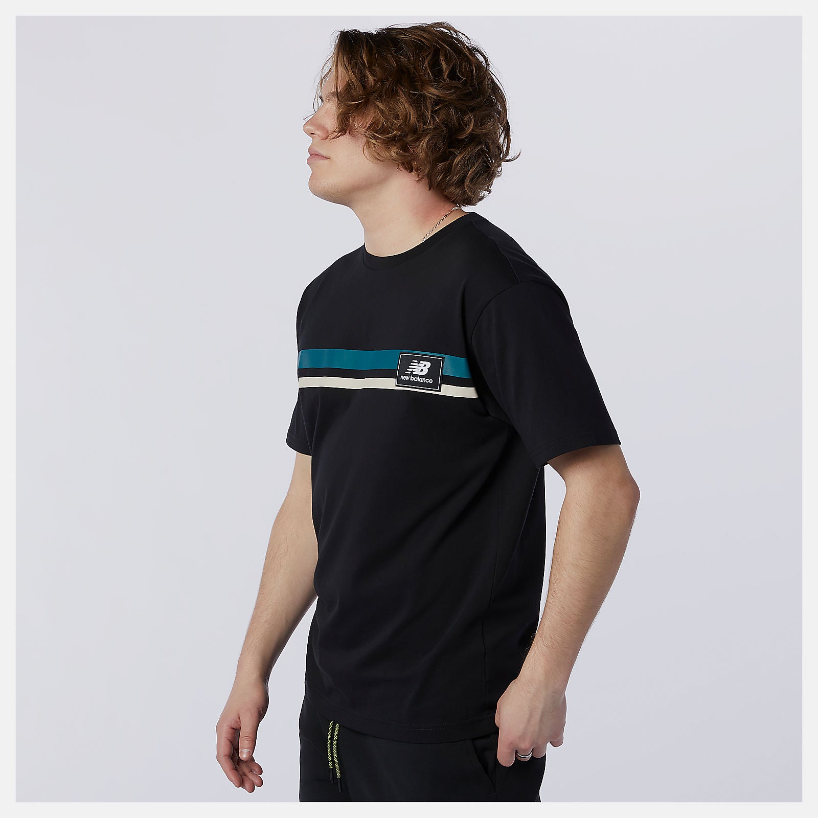 Black NB Athletics Higher Learning Badge Tee | New Balance Clothing