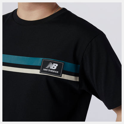Black NB Athletics Higher Learning Badge Tee | New Balance Clothing