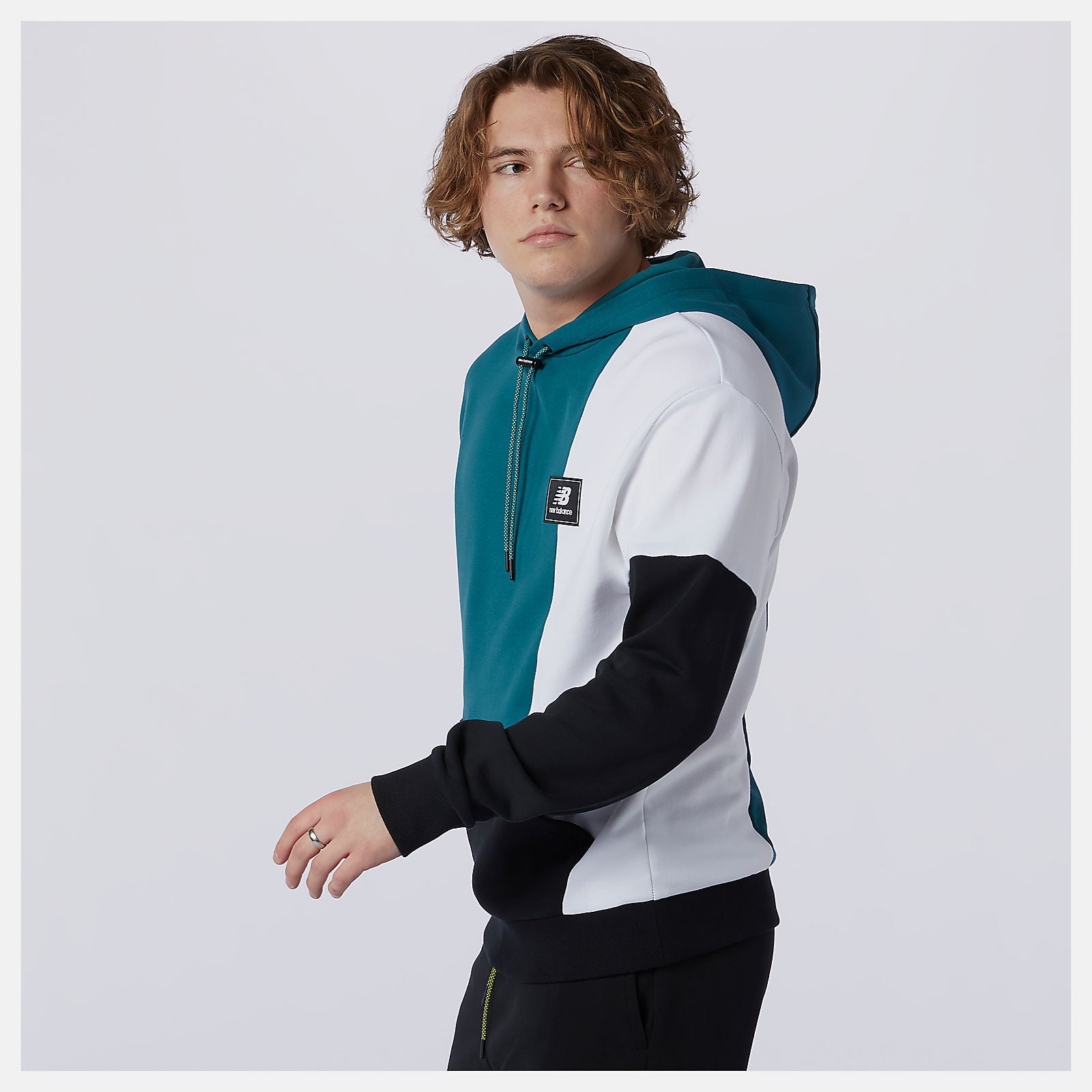 Teal NB Athletics Higher Learning Hoodie | New Balance Clothing