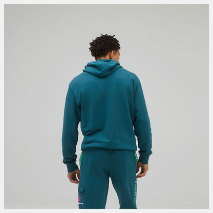 Mountain Teal NB Athletics Clash Hoodie | New Balance Clothing