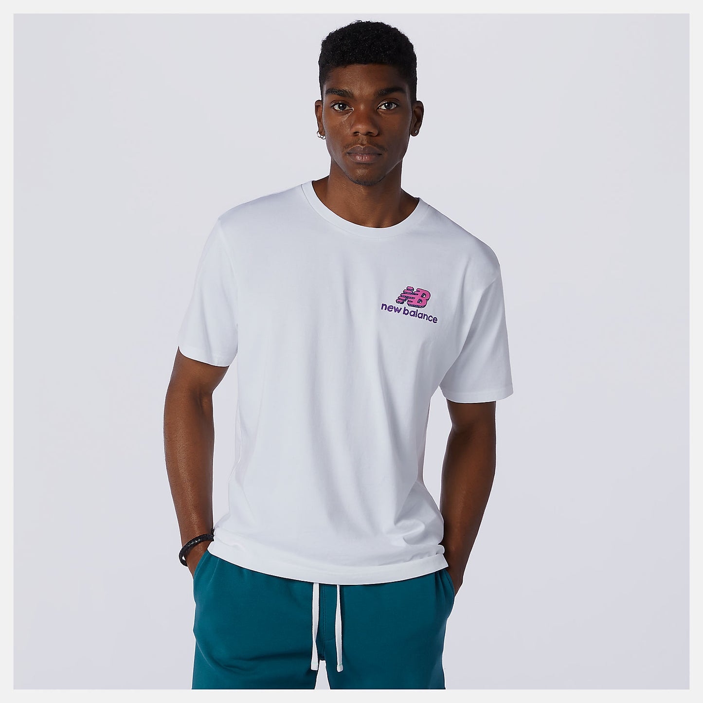 White NB Athletics Clash Graphic Tee | New Balance Clothing