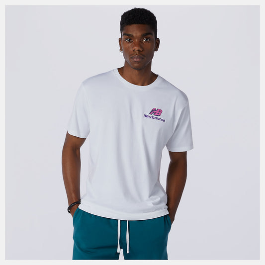 White NB Athletics Clash Graphic Tee | New Balance Clothing