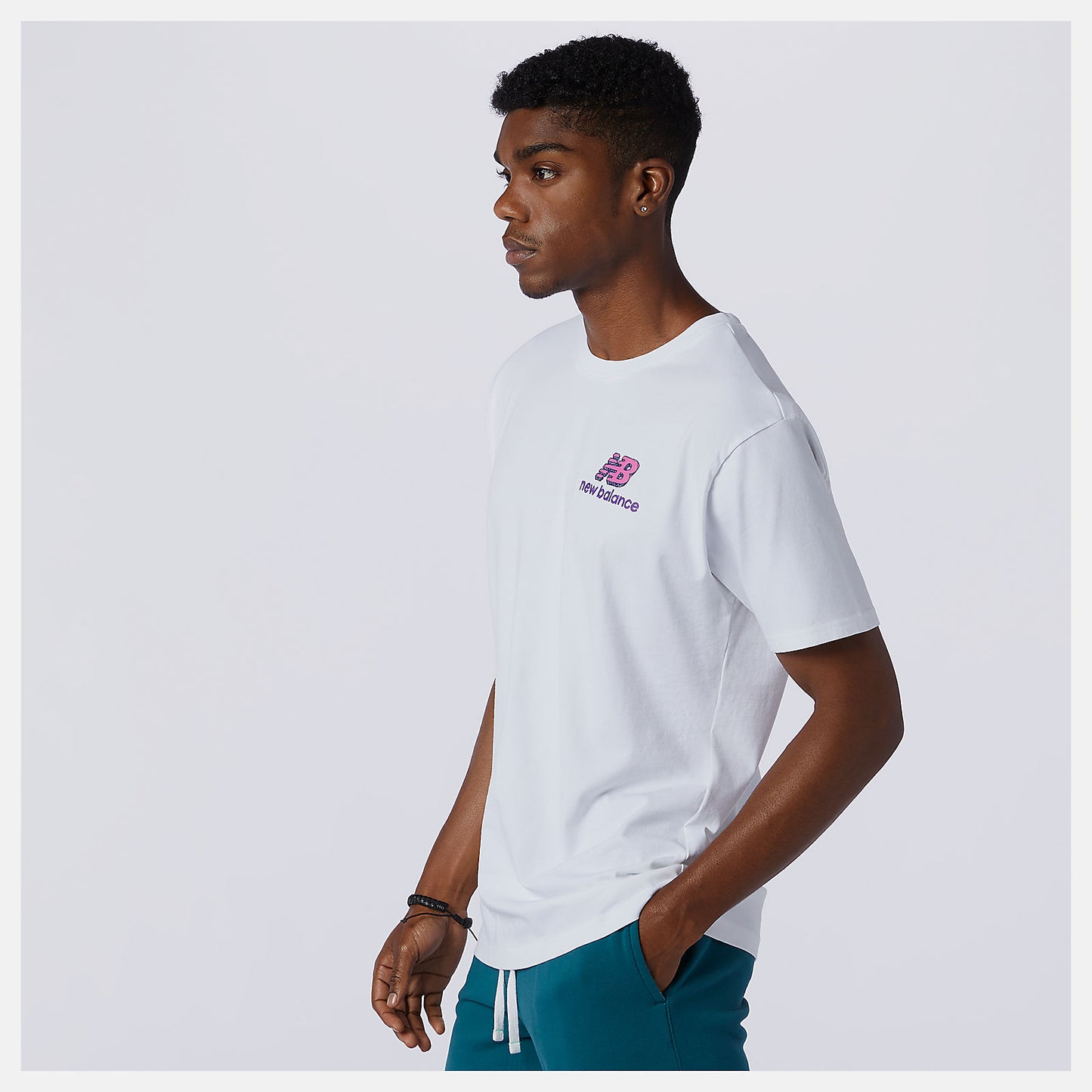 White NB Athletics Clash Graphic Tee | New Balance Clothing