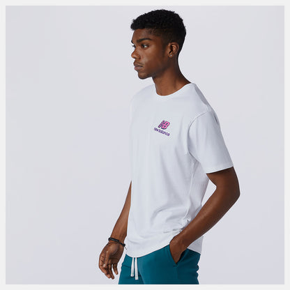 White NB Athletics Clash Graphic Tee | New Balance Clothing