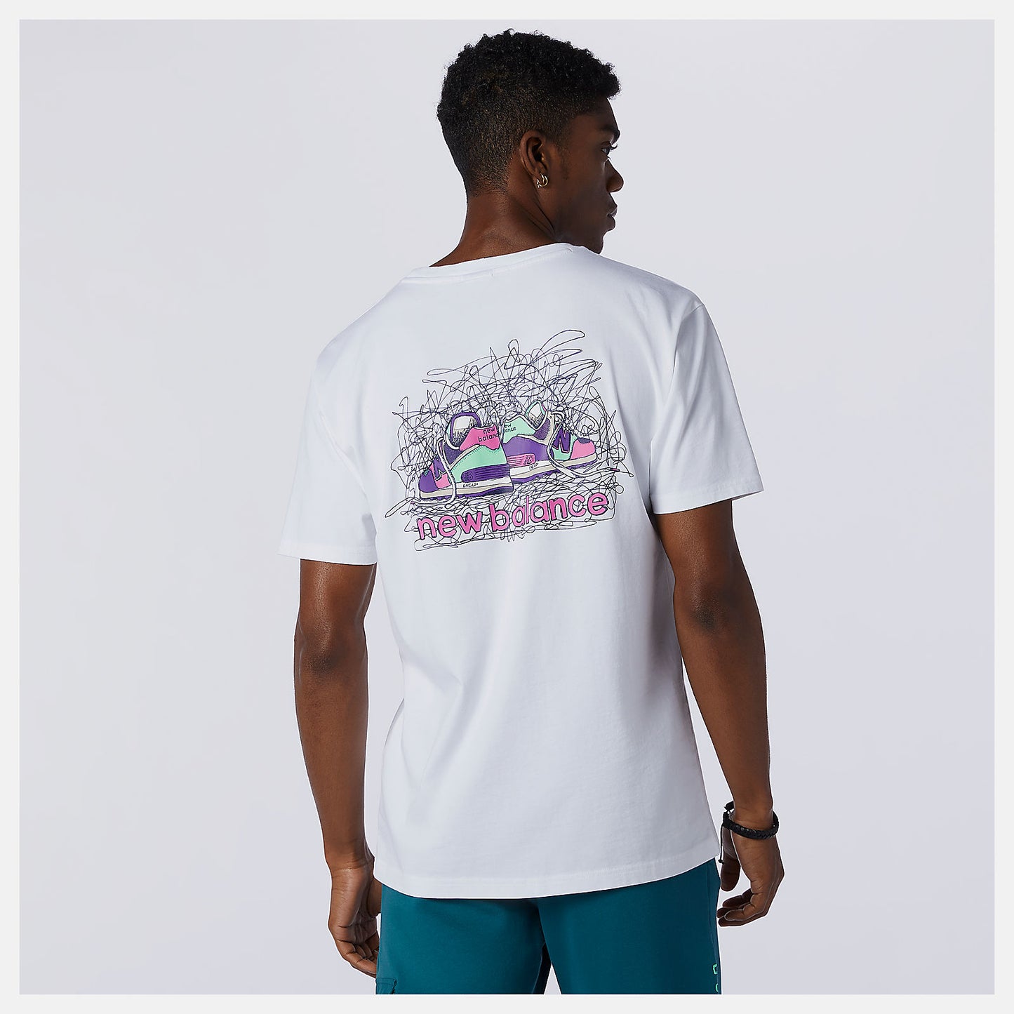 White NB Athletics Clash Graphic Tee | New Balance Clothing