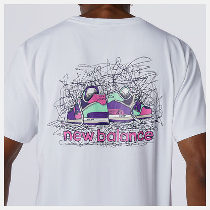 White NB Athletics Clash Graphic Tee | New Balance Clothing