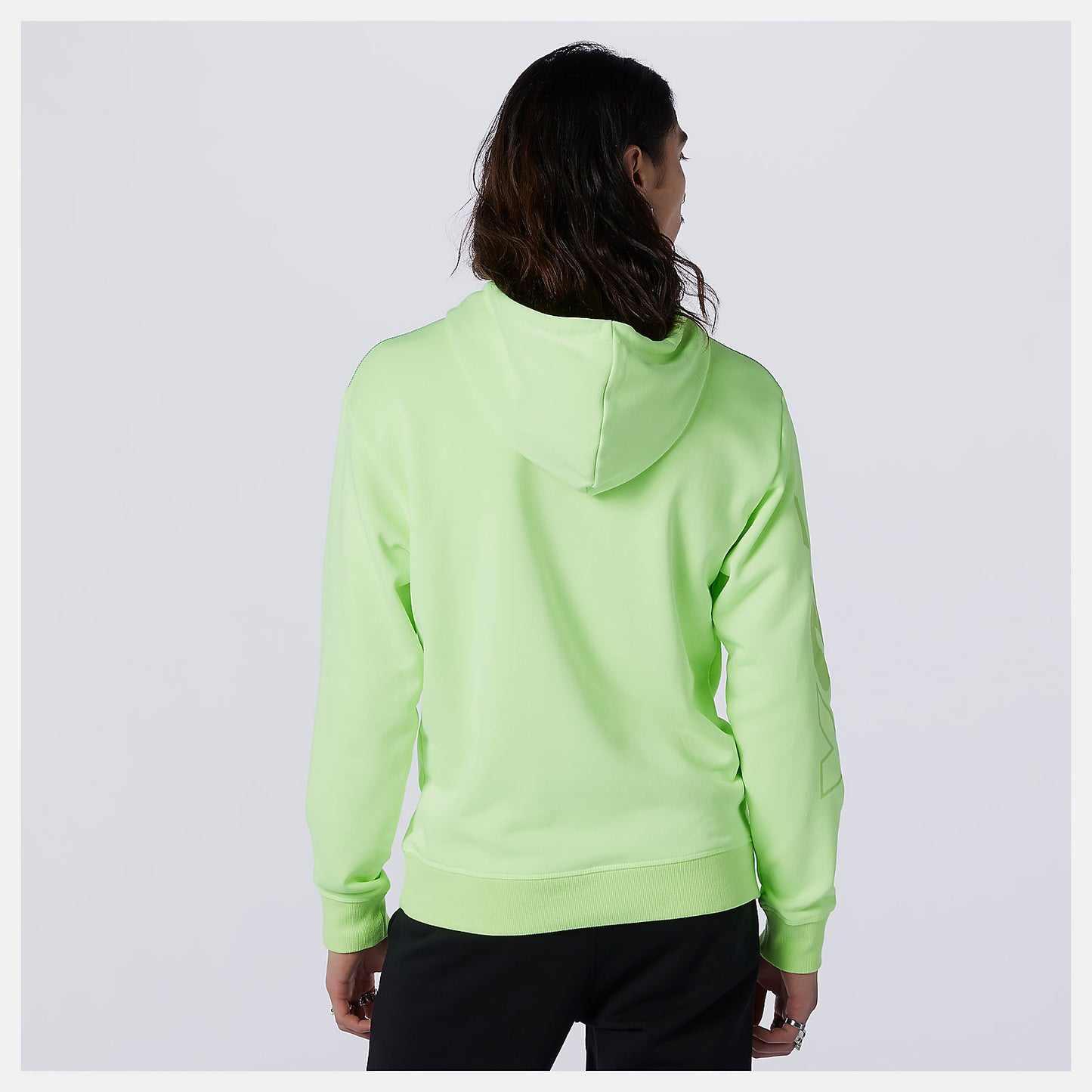 Bleached Lime Glo NB Essentials NBX Hoodie | New Balance Clothing