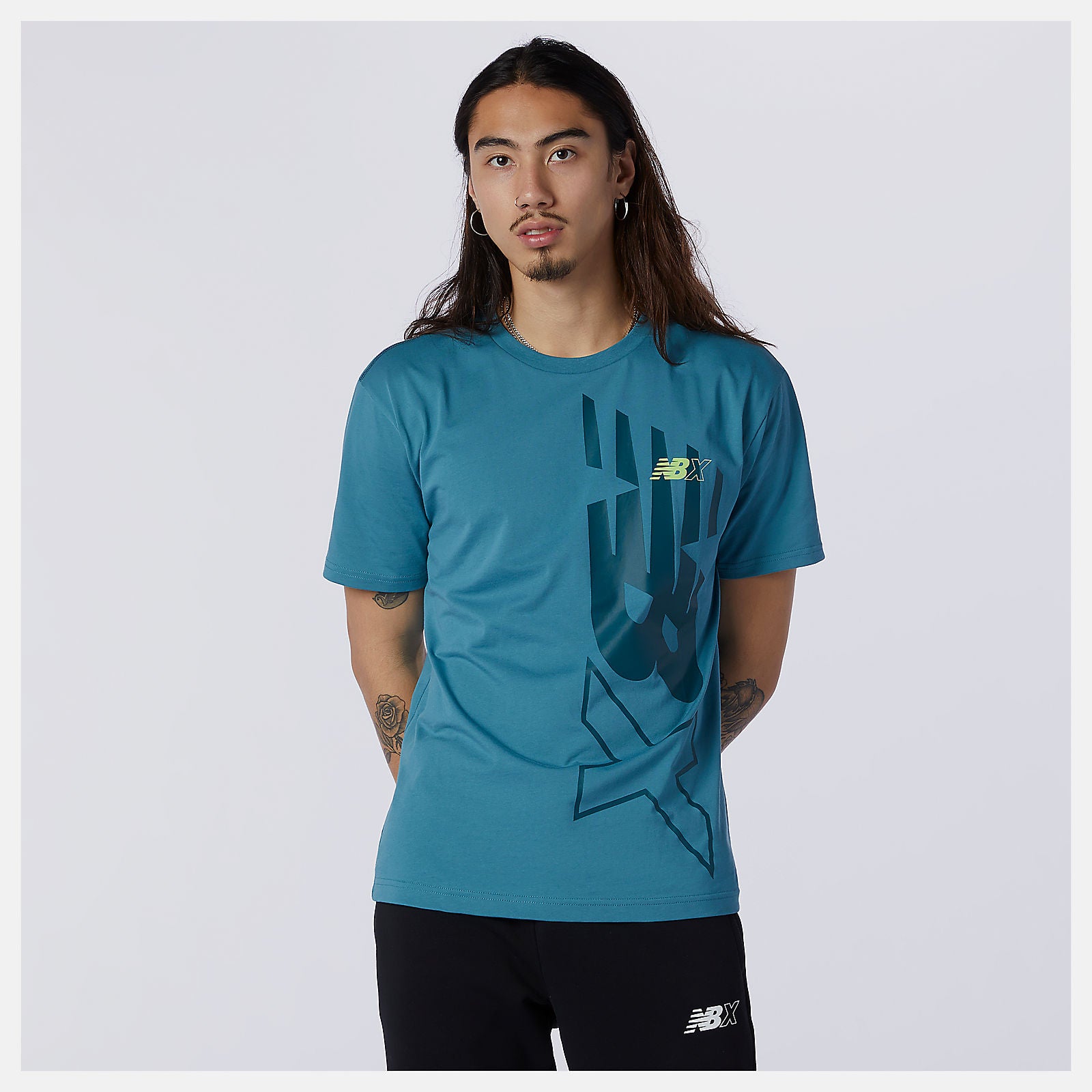 Sea NB Essentials NBX Graphic Tee 2 | New Balance Clothing