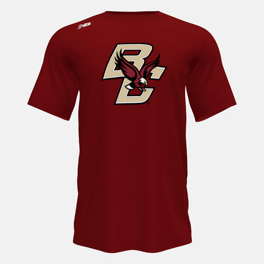 Mercury Red Short Sleeve Tech Tee(Boston College) | New Balance Clothing