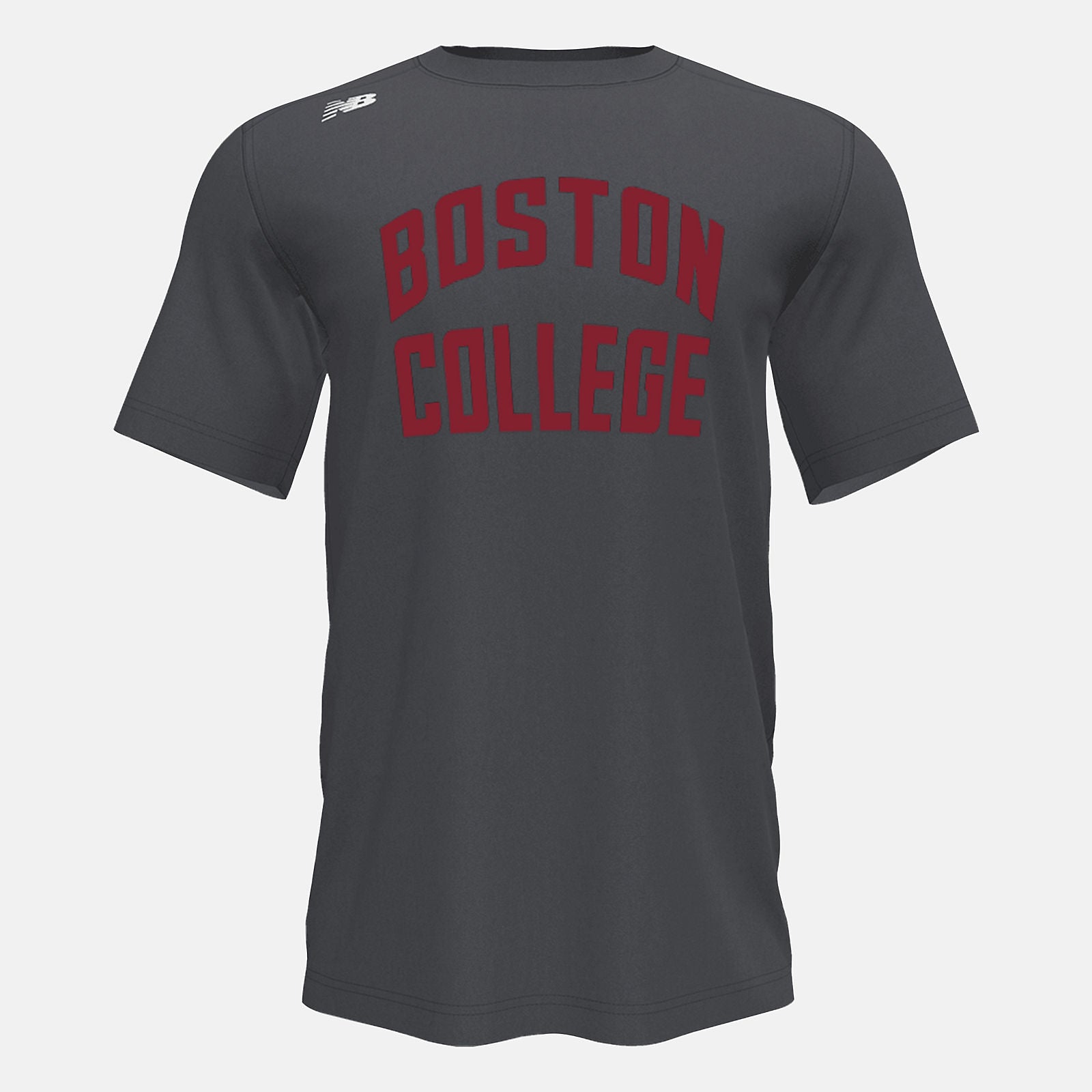 Dark Heather Short Sleeve Tech Tee(Boston College) | New Balance Clothing