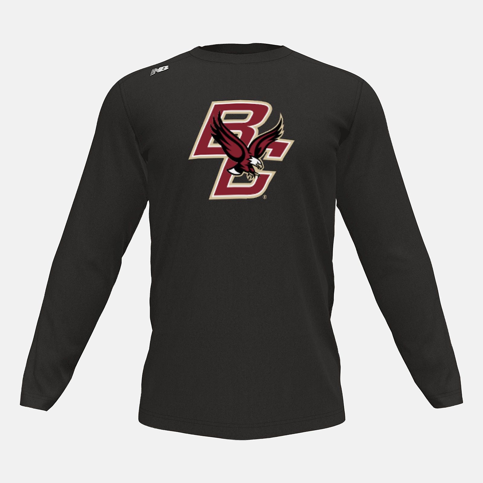 Team Black Long Sleeve Tech Tee(Boston College) | New Balance Clothing