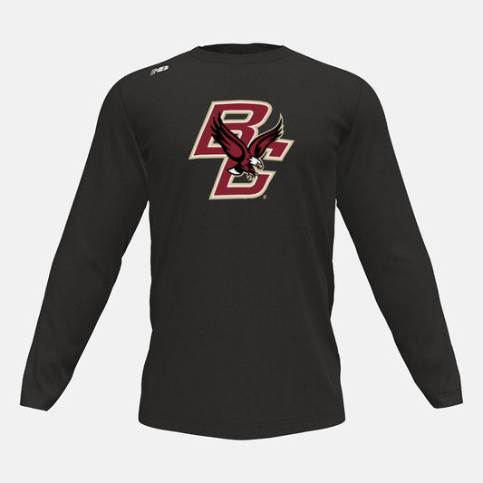 Team Black Long Sleeve Tech Tee(Boston College) | New Balance Clothing