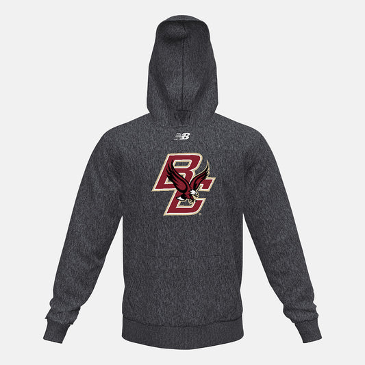Black Heather NB Fleece Hoody(Boston College) | New Balance Clothing