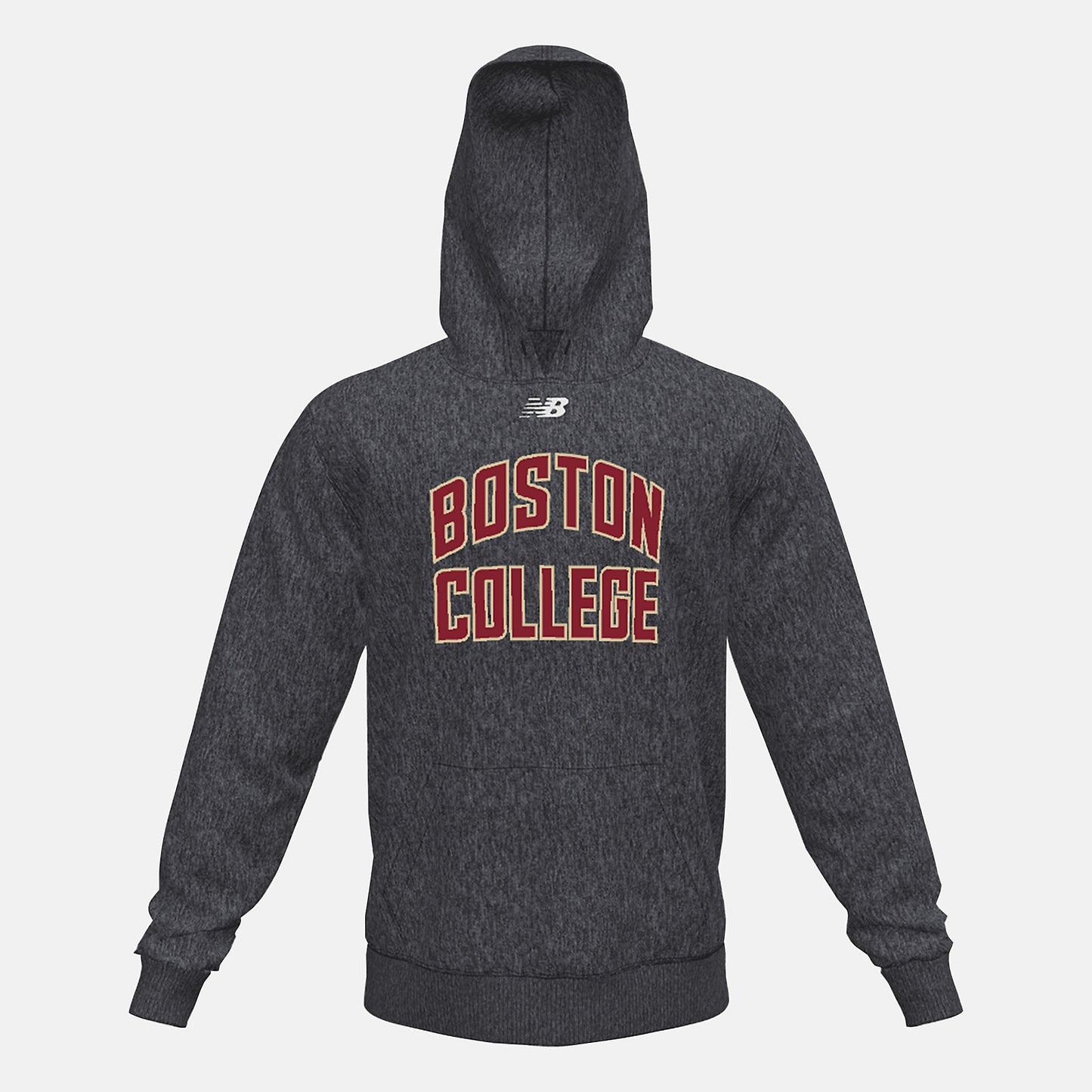 Black Heather NB Fleece Hoody(Boston College) | New Balance Clothing
