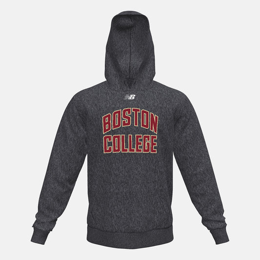 Black Heather NB Fleece Hoody(Boston College) | New Balance Clothing