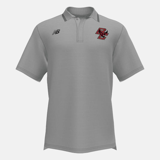 Light Grey Team Rally Polo(Boston College) | New Balance Clothing
