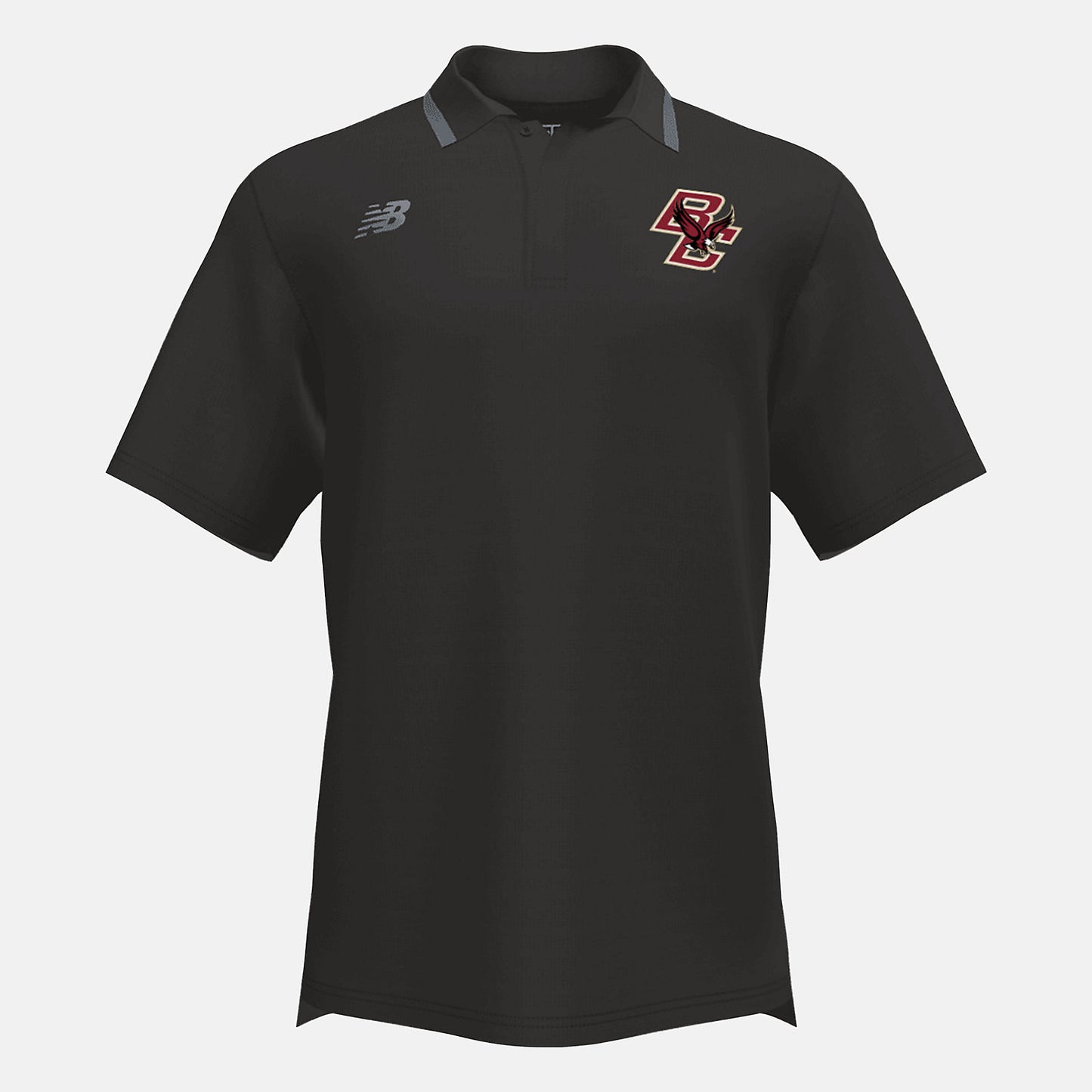 Team Black Team Rally Polo(Boston College) | New Balance Clothing