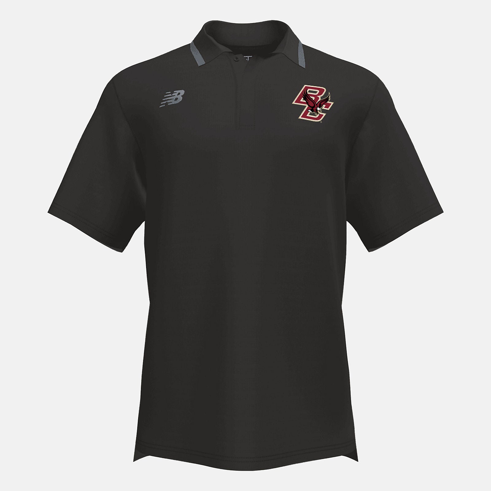 Team Black Team Rally Polo(Boston College) | New Balance Clothing