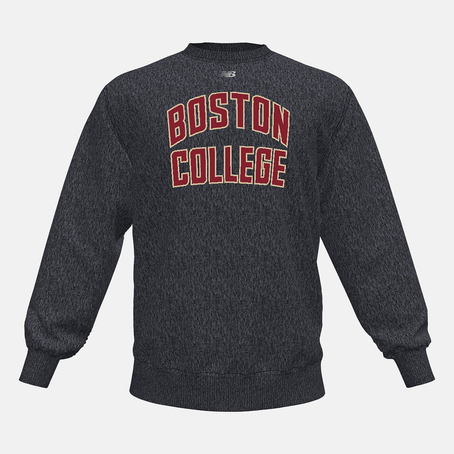 Black Heather NB Crew Fleece(Boston College) | New Balance Clothing